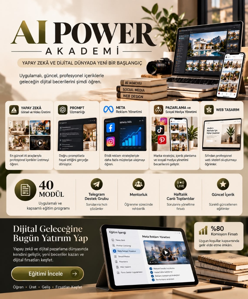 AI Power Akademi Müfredat ve Modülleri