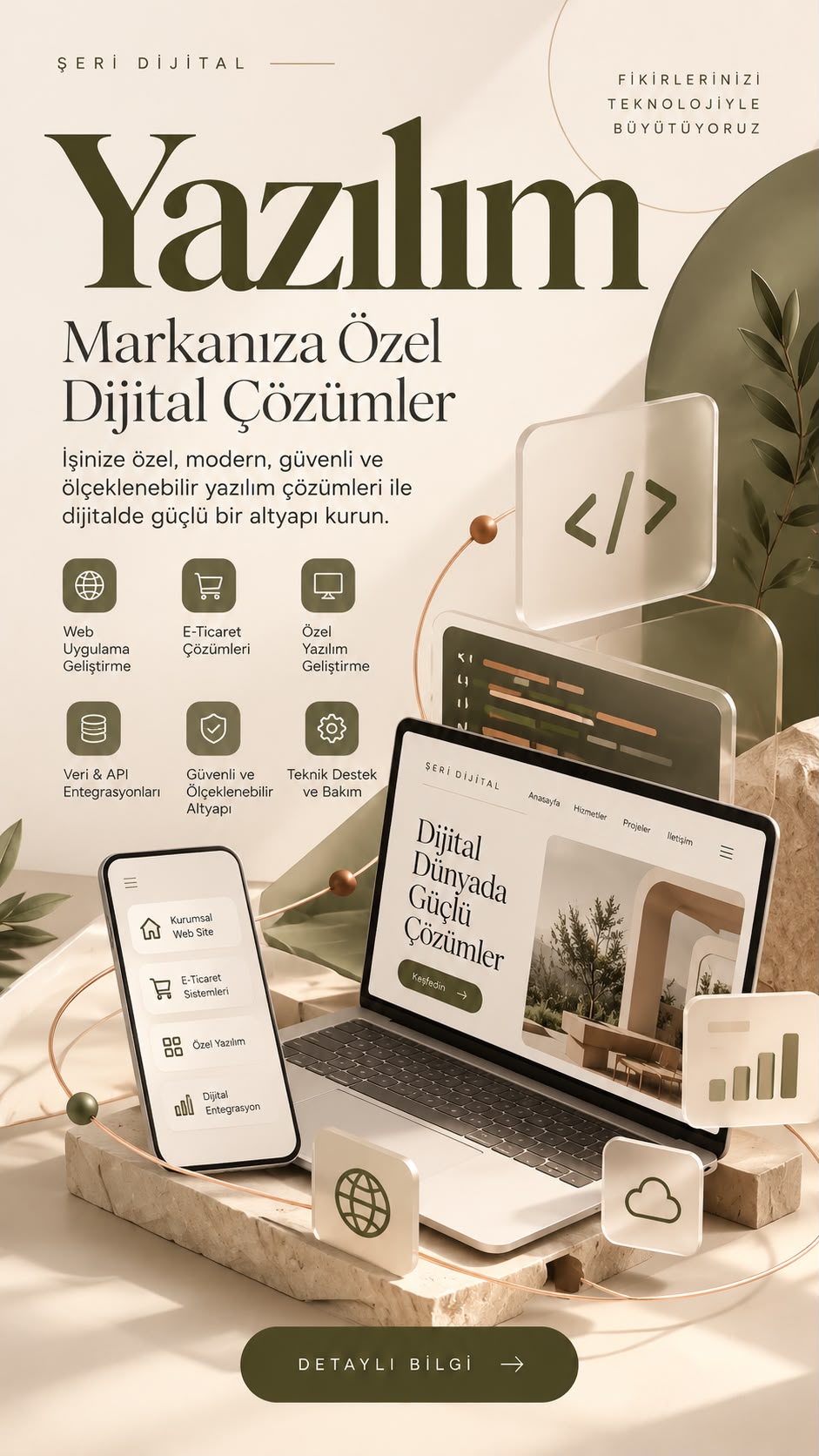 Özel Yazılım ve Tanıtım Sitesi